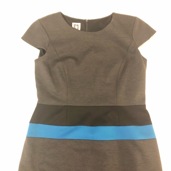 Capped sleeve Anne Klein sheath - Picture 3 of 8